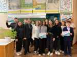 Учащиеся школы села Каменный Брод и педагоги приняли участие в Международной просветительской акции «Большой этнографический диктант»