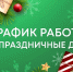 График работы ГБУЗ "Иссинская участковая больница" в праздничные дни - Иссинский район