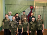 В честь Дня защитника Отечества в школе с. Дмитриевка прошёл благотворительный концерт "России доблестной сыны"