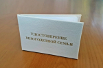 Многодетные семьи приглашаются в Управление социальной защиты населения администрации Иссинского района оформить федеральное удостоверение многодетной семьи