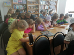 В Центральной районной библиотеке р. п. Исса для ребят из лагеря с дневным пребыванием «Карусель» проведена литературная игра «Путешествие в страну Пушкиниаду»