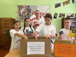 Акция "Согрей солдата" в школе села Дмитриевка