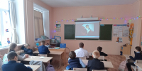 Просмотр мультфильмов "Зимнее волшебство" - Иссинский район