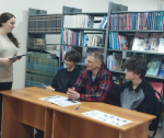 Интеллектуальная викторина «Защитникам Отечества посвящается» в библиотеке с. Булычево