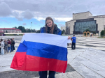 Лицеисты Иссинского лицея присоединились к акции «Символ народа» ко Дню Государственного флага России