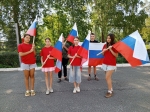 Лицеисты Иссинского лицея присоединились к акции «Символ народа» ко Дню Государственного флага России