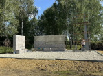 В селе Дмитриевка продолжается капитальный ремонт памятника погибшим в годы Великой Отечественной войны